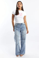 White Graphic Tee Short Sleeve