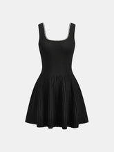 Rhinestone-Embellished Slim Fit Mini Dress