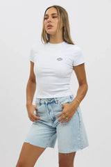 White Graphic Tee Short Sleeve