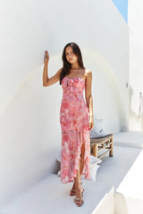 Majorca Strapless Midi Pink
