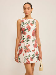 Floral Printed Shift Dress