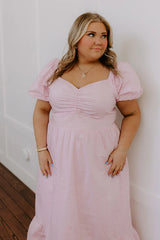 Sweet Serendipity Maxi Dress in Dusty Purple Curves