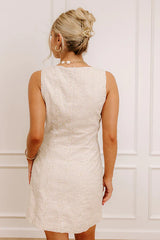 Central Park Chic Embroidered Mini Dress