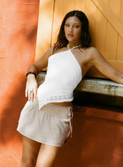 Arroyo Mini Skirt Beige