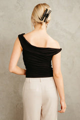 Simone Asymmetrical Twist Top