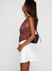 Boderek Mini Skirt White