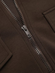 Half Zip Sweatshirt Mini Dress