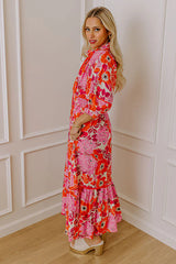 Chasing Sunsets Floral Maxi Dress