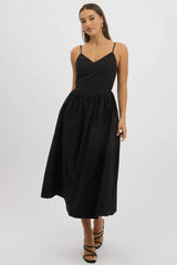 Black Maxi Dress Singlet