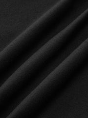 Pleated Hem Lace-Trimmed Sweatshirt Dress