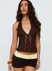 Cruizer Halter Top Chocolate