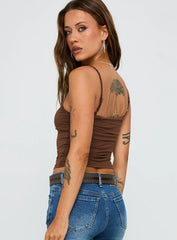 Race My Mind Top Chocolate