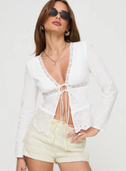 Pauline Top White