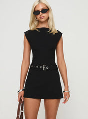 Nozomi Mini Skirt Black