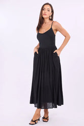 Black Maxi Dress Singlet