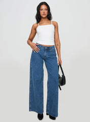 Baseline Rib Top White