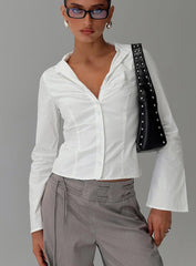 Arianwyn Long Sleeve Shirt White