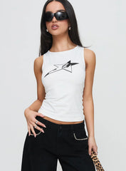 Star Eyes Top White
