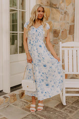Sweet Attention Floral Midi Dress