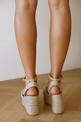 VERALI Callie Rope Wedge Natural Rope