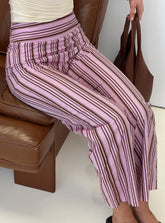 Leocadie Pants Pink Stripe