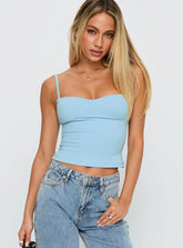 Evanda Top Light Blue