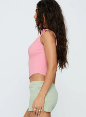 Realyze Cut Out Top Pink