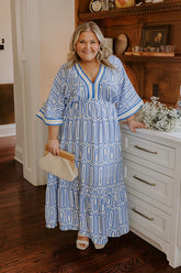 Art Gallery Social Midi Dress Curves