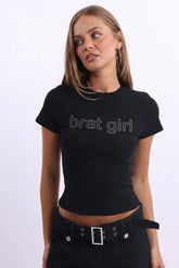 Black Graphic Tee Short Sleeve