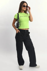 Green Graphic Tee Short Sleeve