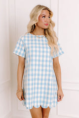 London Daydream Plaid Mini Dress