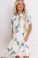 Blooming Smile Floral Mini Dress