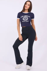 Blue Graphic Tee Short Sleeve