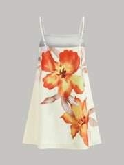 Floral Print Oversized Dress