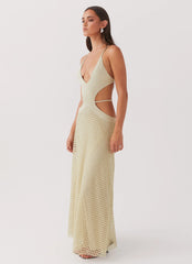 Enchanted Melodies Maxi Dress - Sage