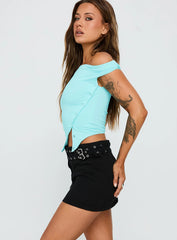 Paltrow Cargo Mini Skort Washed Black