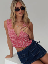 Mixing It Up Top Red / White