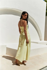 Blessed Destiny Maxi Dress Yellow