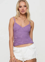 Attention On Me Top Purple