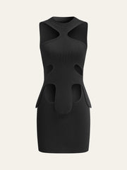Cut-Out Halter Dress