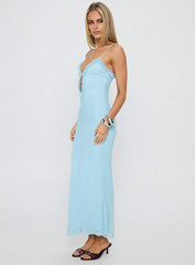 Capisce Maxi Dress Light Blue