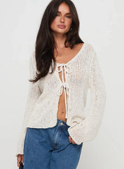 Swain Knit Cardigan Cream