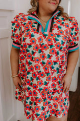 Sweet Blooms Mini Dress Curves