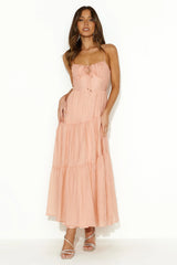 Summer Feels Maxi Dress Peach