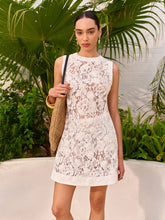 Semi-Sheer Lace Dress