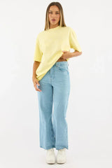 Yellow Graphic Tee Short Sleeve