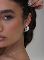 Moonshine Earring Set Silver