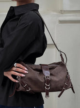Anatolius Shoulder Bag Washed Brown