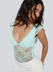 Tantalize Bodysuit Blue