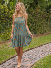 Piper Dress - Teal Floral